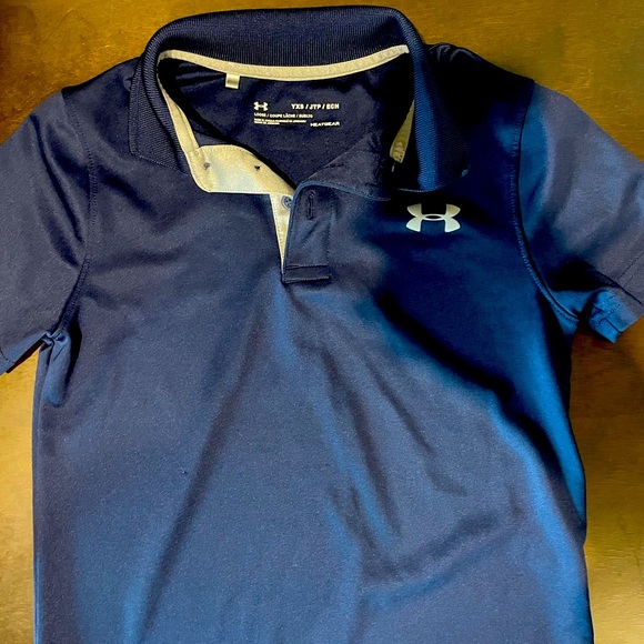 Under Armour Other - Boys Under Armour Short Sleeve Polo - YXS / Boys Size 4T / Color: Navy Blue